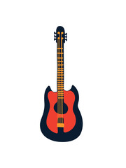 Obraz premium cartoon guitar
