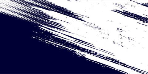 Dots halftone white \u0026 blue color pattern gradient grunge texture background. Dots pop art comics sport style vector illustration