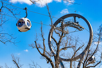  Aerial tram at the All-Russian Exhibition Center.