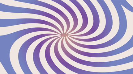 abstract vector background of a hypnotic spiral pattern with alternating blue and white stripes radiating from a central point.