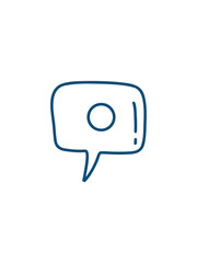 Fototapeta premium love message icon