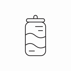 Beverage bottle drink container icon vector sign