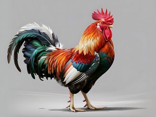 rooster on the farm