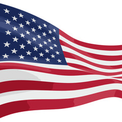 Obraz premium Saluting America: The Power of Freedom and Independence