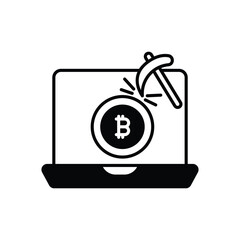 Mining Rig Icon vector stock illustration