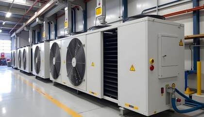 industrial cooling system, clean visual