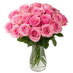 bouquet of pink roses