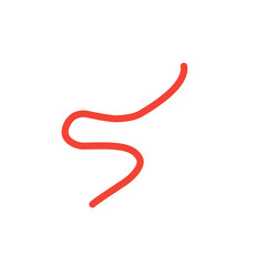 squiggly line