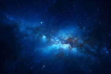 Fototapeta premium Majestic Nebula in Deep Space Starry Night Cosmic Background Galaxy