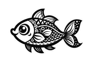Fototapeta premium vector illustration of fish