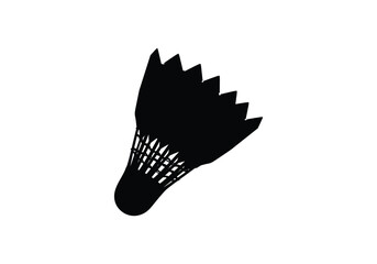 Shuttlecock Icon Flat fill set collection