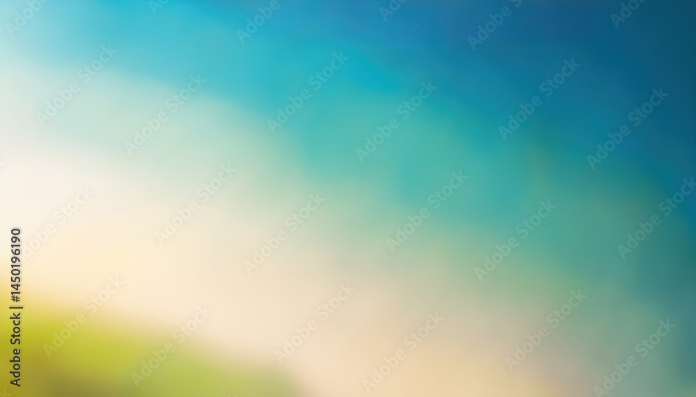 Poster  sunlit gradient background with blue to yellow tones ideal for web design, branding, print layouts, and digital projects soft film texture