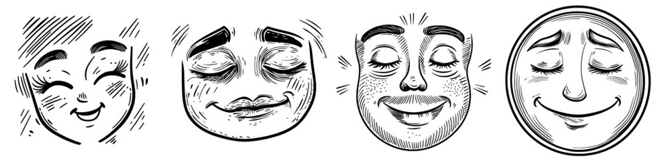 Astonished cartoon face with a humorous modern emoji expression, featuring wide, goggle eyes and an open mouth, conveying wow feelings on a white background