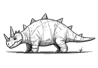 Indricotherium, an extinct mammal, is portrayed in cartoons as a prehistoric rhinoceros-like creature with a distinctive long neck, originating from the Oligocene epoch and now reimagined as a cute