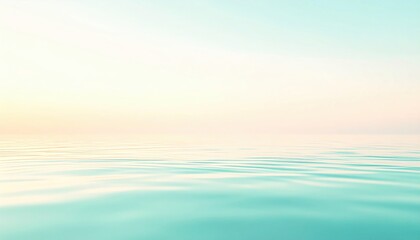 Calm water surface reflection serene ocean digital art tranquil environment aerial view peaceful concept for relaxation