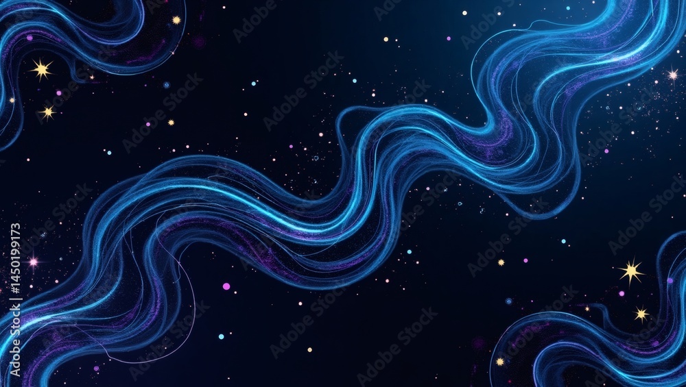 Poster Abstract artistic background with a flowing design that evokes a sense of mystery and wonder.