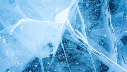 Obraz premium Exploring ice formations in nature frozen landscape abstract photography cool environment close-up view ice and snow concept