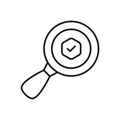 Confirmation Icon vector stock illustration