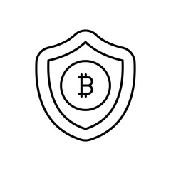 Mining Security Icon vector stock illustration