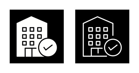 Hotel Booking Icon Design