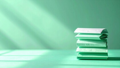 Organizing stacked papers minimalist workspace document arrangement indoor setting close-up view productivity concept