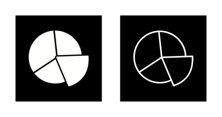 Fototapeta premium Pie Chart Icon Design