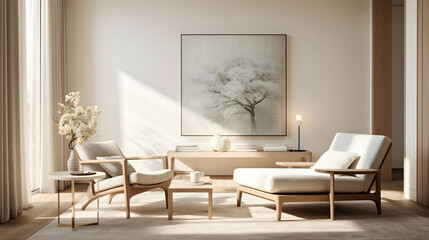 modern living room with fireplace