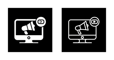 Video Marketing Icon Design