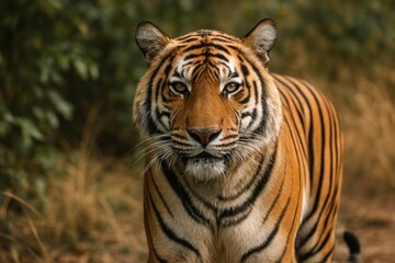 Majestic tiger in natural habitat.