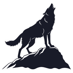 "Wolf Silhouette Vector Collection Featuring Howling, Tribal, and Wilderness Scenes for Logos, Tattoos, and Outdoor Art"