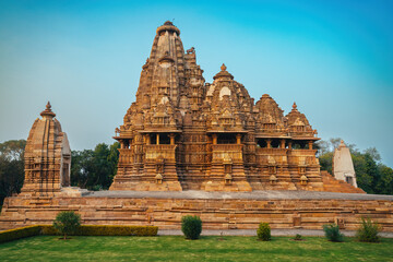 Khajuraho Temple, India. Khajuraho Group of Monuments. UNESCO World Heritage site, Madhya Pradesh, India.