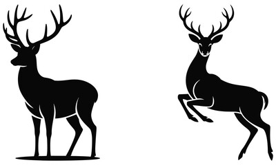 set of deer