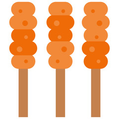 skewer flat icon