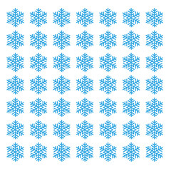 Snowy white background. Snow element design. Falling snowflakes, abstract landscape. Cold weather effect. Magical nature fantasy snow texture decoration. Vector illustration