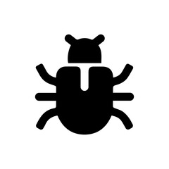 malware glyph icon