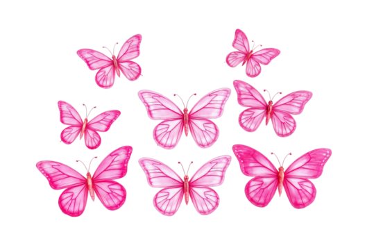 Elegant display of translucent pink butterfly wings symbolizing beauty and transformation  
