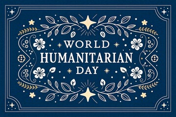 Celebrate World Humanitarian Day with Elegant Floral Design