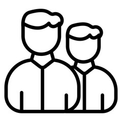 Sidekick Vector Line Icon Design