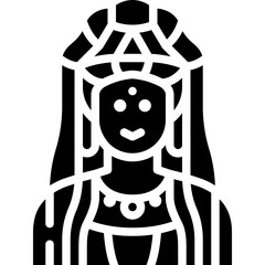 guanyin solid icon