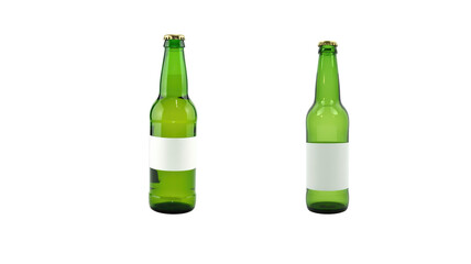 green glass bottle (png)