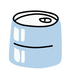 Backpack with survival kit illustration