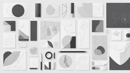 Abstract Geometric Artwork Collection