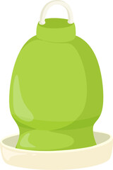 illustration chicken feeder