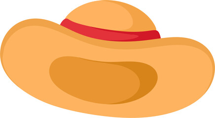 illustration straw hat