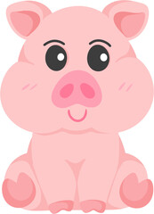 illustration pig