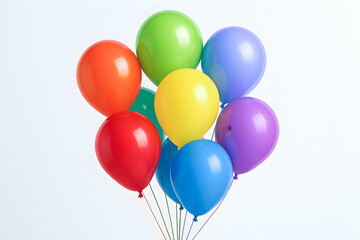 Colorful balloons for festive celebrations.