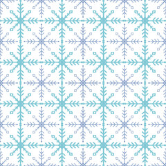 seamless snowflake pattern