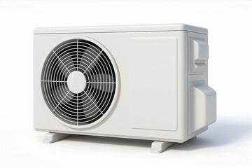 Obraz premium Modern air conditioning unit with fan design.