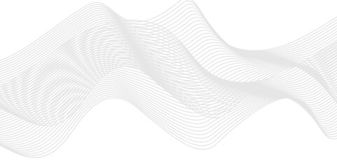 Fototapeta premium Abstract wave blend stripes lines white background. Vector curve line pattern mesh. Technology lines flow and motion energy blend. 