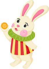 illustration rabbit character